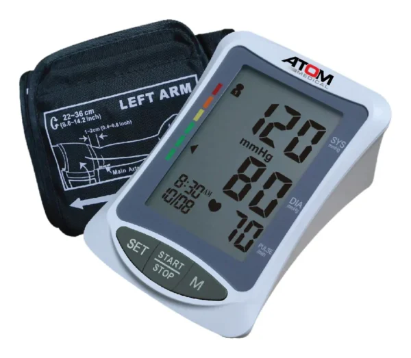 Atom Blood Pressure Monitor Upper Arm Accurate - Image 2